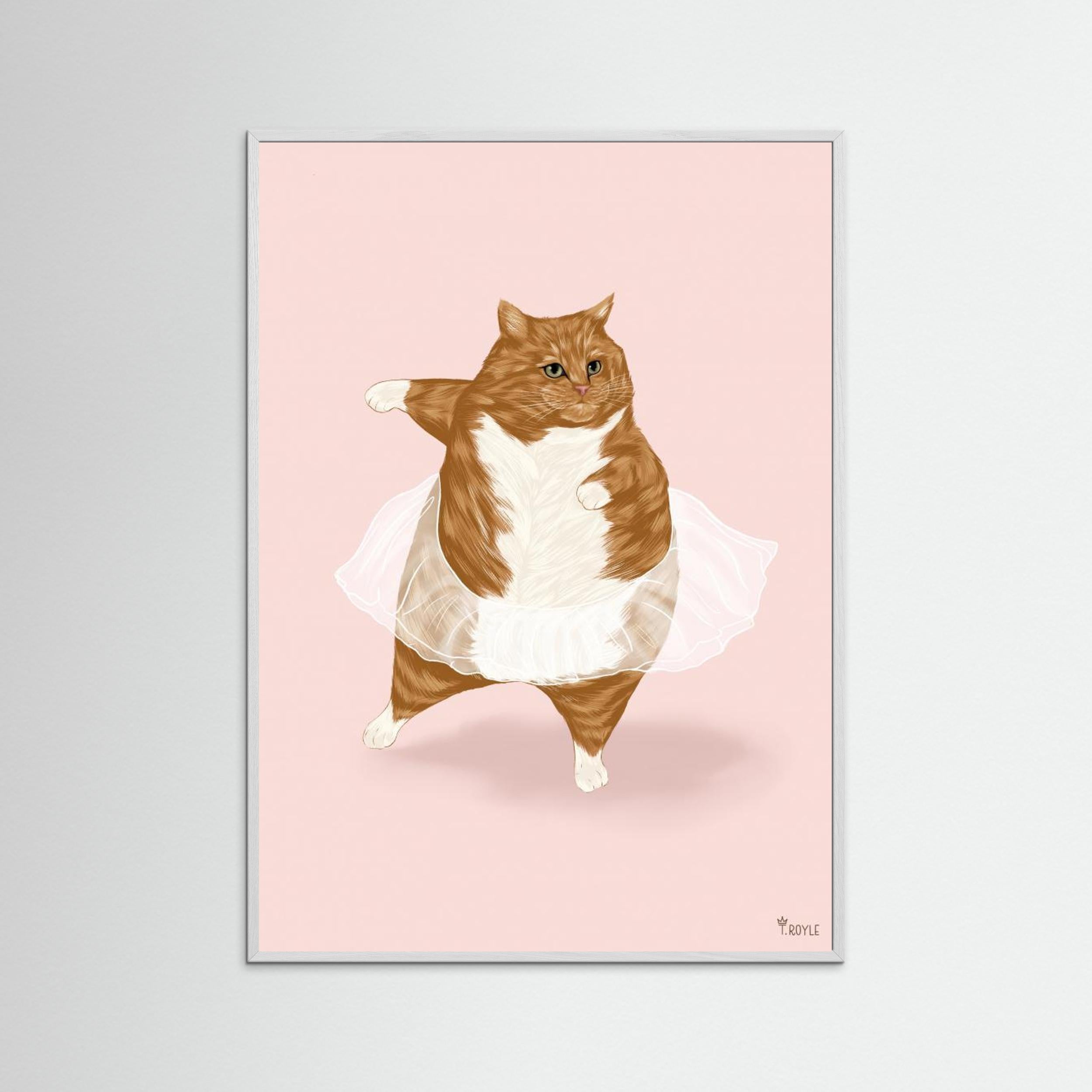 Ballet Cat - 'I can do anything I dream of' by Tara Royle